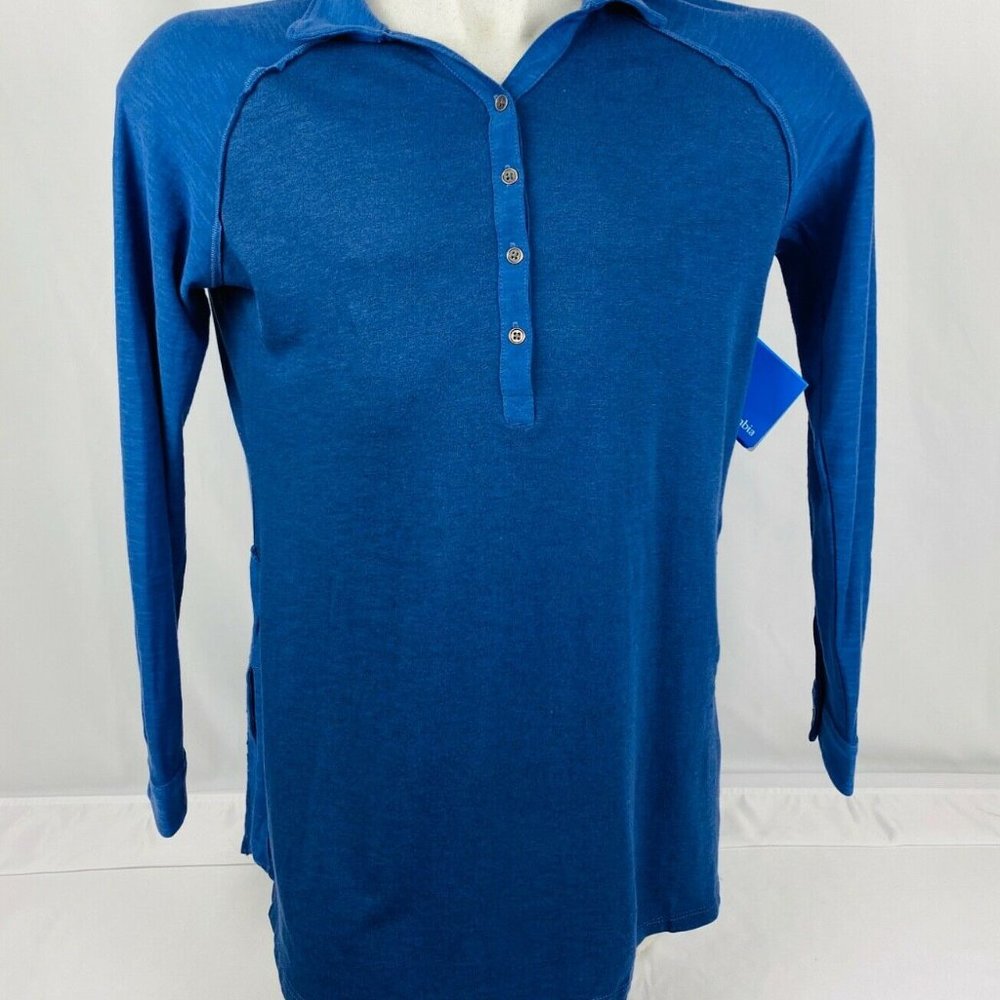 Columbia Men’s Blue Long Sleeve Shirt Size L